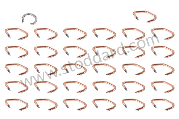 00004307100 - Securing Clips 911 1984-86 for Porsche 