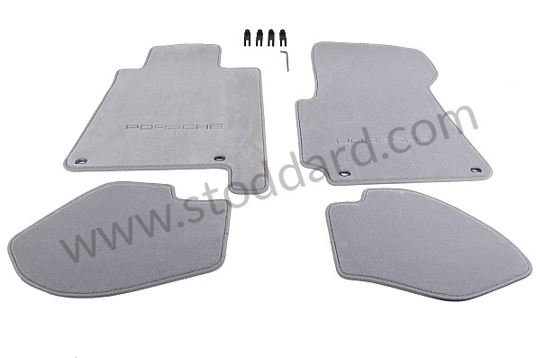 000043154202BQ - FLOOR MAT for Porsche 