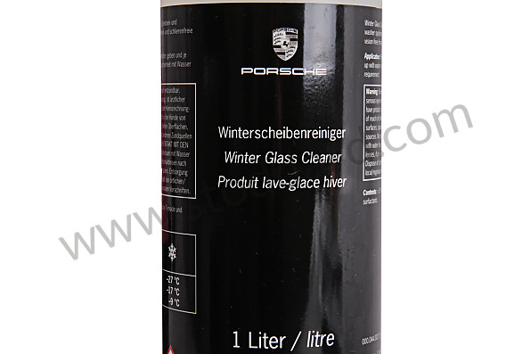 00004400227 - WINTER WINDSHIELD WASHER FLUID for Porsche 996 Gt3 / Gt3-1 &bull; 2000 &bull; 996 Gt3 &bull; Coupe &bull; Manual Gearbox, 6 Speed