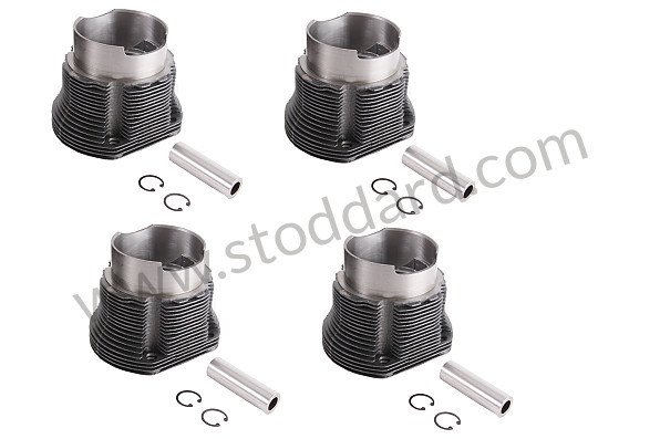 A022198075A - CYLINDER WITH PISTONS 914/4 1.8 for Porsche 914 &bull; 1975 &bull; 914/4 1.8 Injection &bull; Manual Gearbox, 5 Speed