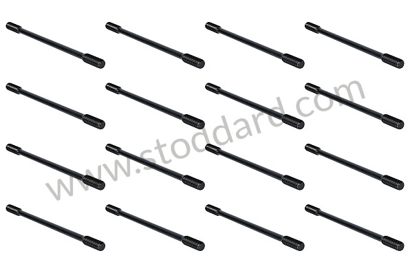 20201 - ARP 2000 Porsche 356 912 Head Stud, Set Of 16, for Porsche 