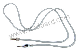 Grey universal aerial cable for Hirschmann aerials 50s, 60s, 70s, long version  (30197)