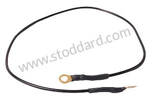 Black Coil To Distributor Wire For 356 