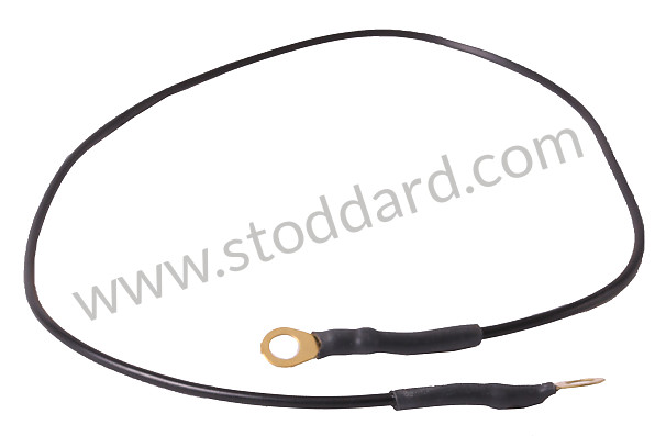 35609612 - Black Coil To Distributor Wire For 356 for Porsche 