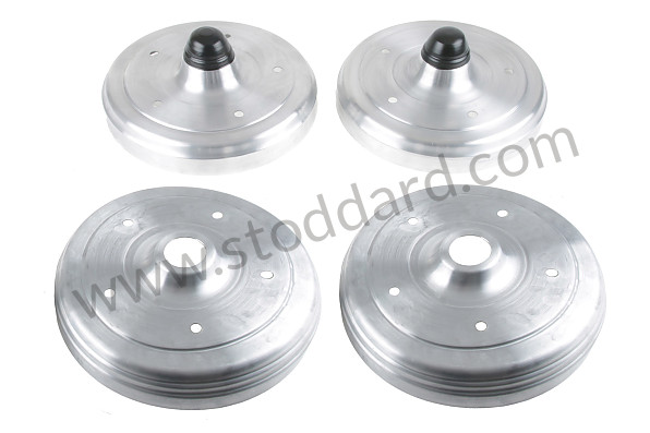 35641999 - Brake Drum Cover Skin Set For 356 356A for Porsche 
