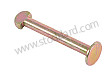 Brake Shoe Holding Pin, 8 Req'd. 356, 356A, 356B 1950-1963