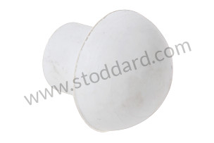 Rear Engine Lid Buffer, White, For 356 Up To 1955  (35652182)