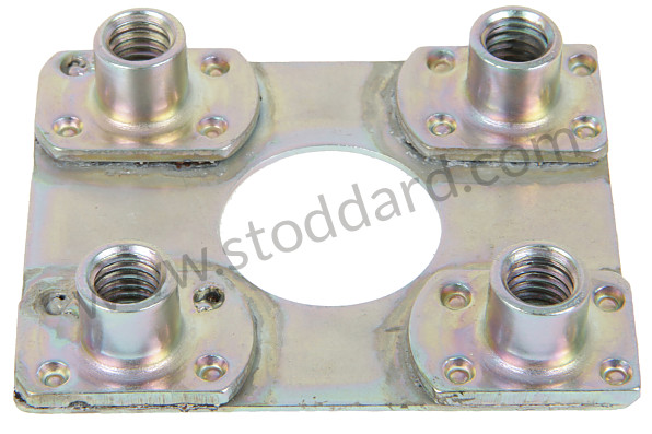 A35652202 - THREADED PLATE for Porsche 356A &bull; 1955 &bull; 1300 (506/2) &bull; Cabrio A T1 &bull; Manual Gearbox, 4 Speed