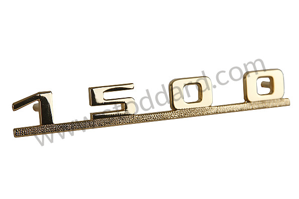 NLA58301 - 1500 Emblem, Gold, For 356 Pre-A And 356A for Porsche 