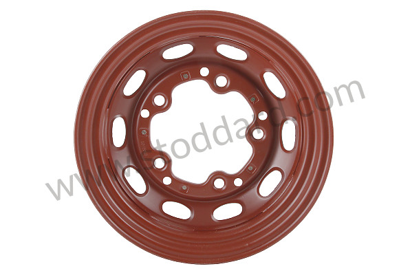 35668021 - 16x3.25-Inch Drum Brake Wheel With Red Primer Finish. For Early 356 for Porsche 