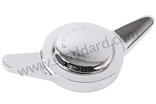 35668122 - Rudge Wheel Knock Off, Wing Style, Left Hand Thread (for Right Side Of Car) for Porsche 356A &bull; 1955 &bull; 1300 (506/2) &bull; Cabrio A T1 &bull; Manual Gearbox, 4 Speed
