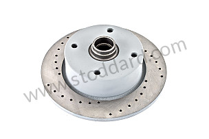 PERFORATED FRONT BRAKE DISC ONE (A411407075RD)