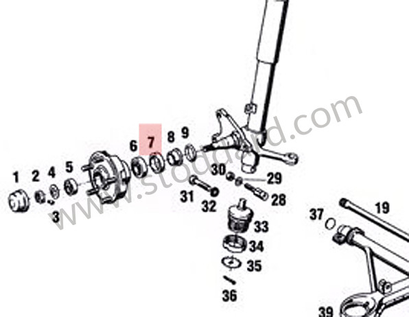 477405641 - Front Wheel Seal 356 911 1965-91 930 914 928 944 968 for Porsche 