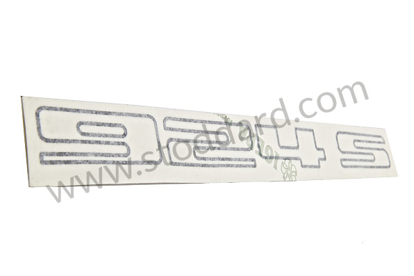 477853625D - LOGO for Porsche 924S &bull; 1988 &bull; 924S 2.5 &bull; Coupe &bull; Automatic Gearbox