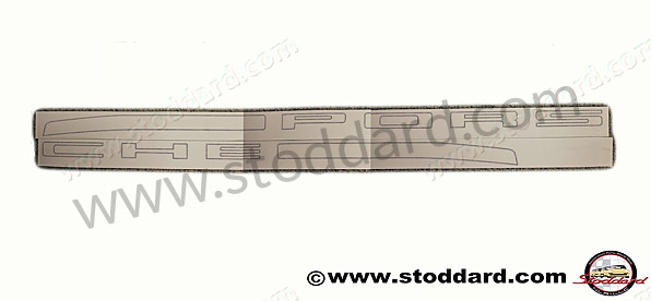 477853635B - Porsche Decal For Back Trunk Panel. Black For 924 944 for Porsche 