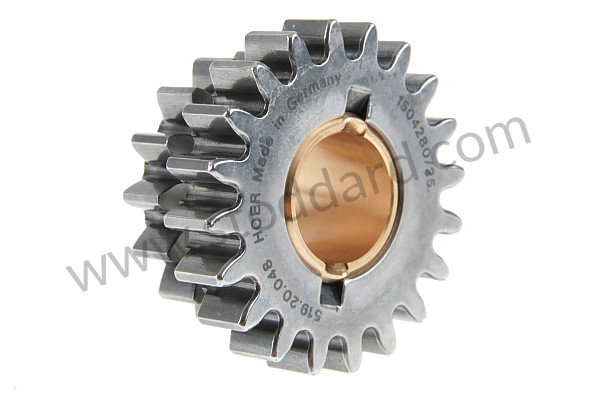 51920048 - GEAR WHEEL for Porsche 356C &bull; 1963 &bull; 2000 Carrera Gs (587/1) &bull; Coupe C &bull; Manual Gearbox, 4 Speed