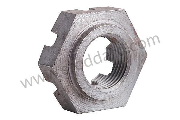 51920332 - CASTLE NUT for Porsche 356B T5 &bull; 1959 &bull; 1600 (616/1 T5) &bull; Cabrio B T5 &bull; Manual Gearbox, 4 Speed