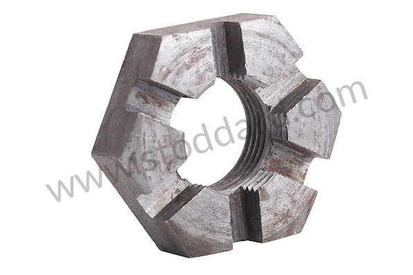 51920332 - CASTLE NUT for Porsche 356B T5 &bull; 1959 &bull; 1600 (616/1 T5) &bull; Cabrio B T5 &bull; Manual Gearbox, 4 Speed