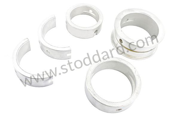 NLA10190185 - Main Bearing Set, Steel For 356A/B 50mm Crank, First .25mm Case/3rd .75mm Crank for Porsche 