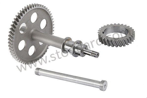 A54705903 - INTERMEDIATE SHAFT WITH TIMING GEAR for Porsche 356A &bull; 1955 &bull; 1500 Carrera Gs (547/1) &bull; Cabrio A T1 &bull; Manual Gearbox, 4 Speed