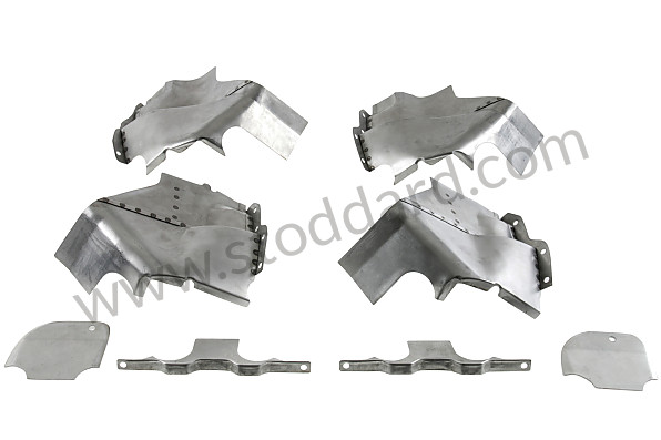 A54710603303403503 - AIR DUCT UPPER for Porsche 356B T6 &bull; 1963 &bull; 2000 Carrera Gt (587/2) &bull; Coupe Reutter B T6 &bull; Manual Gearbox, 4 Speed