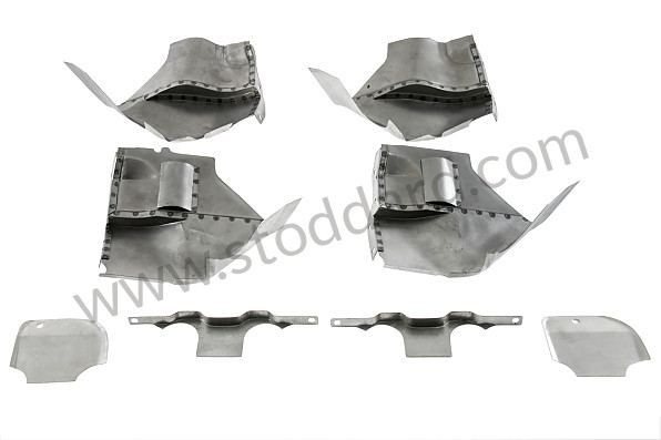 A54710603303403503 - AIR DUCT UPPER for Porsche 356B T6 &bull; 1963 &bull; 2000 Carrera Gt (587/2) &bull; Coupe Reutter B T6 &bull; Manual Gearbox, 4 Speed