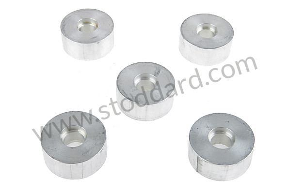 55042122SET - 20mm wheel spacer set of 5. for Porsche 356A &bull; 1955 &bull; 1300 (506/2) &bull; Cabrio A T1 &bull; Manual Gearbox, 4 Speed