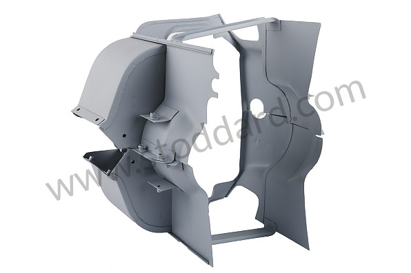 A5871060410004200 - LOWER PART AIR DUCT for Porsche 356B T6 &bull; 1963 &bull; 2000 Carrera Gt (587/2) &bull; Coupe Reutter B T6 &bull; Manual Gearbox, 4 Speed