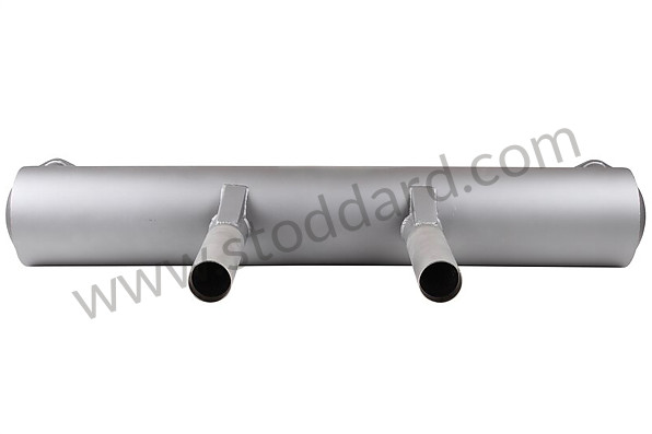 A58711101700 - EXHAUST SILENCER for Porsche 356B T6 &bull; 1963 &bull; 2000 Carrera Gt (587/2) &bull; Coupe Reutter B T6 &bull; Manual Gearbox, 4 Speed