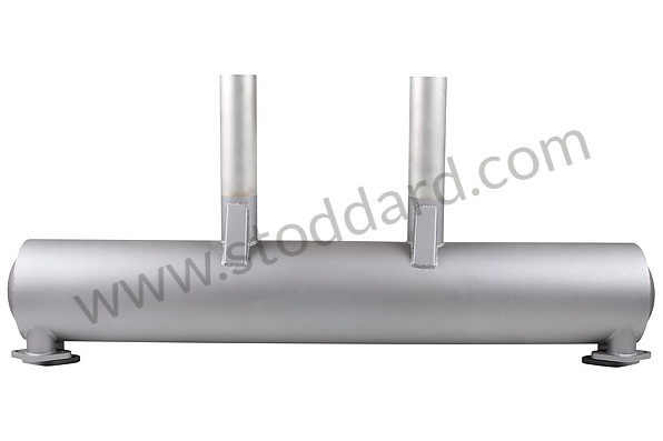 A58711101700 - EXHAUST SILENCER for Porsche 356B T6 &bull; 1963 &bull; 2000 Carrera Gt (587/2) &bull; Coupe Reutter B T6 &bull; Manual Gearbox, 4 Speed