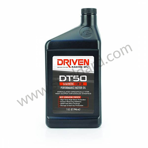 60702 - Driven Racing Oil Dt50 1 Quart Bottle 15w-50 for Porsche 