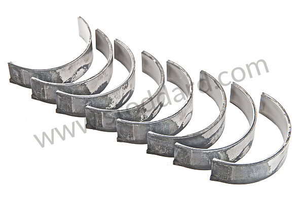 61610314262SET - Second Undersize (0.50mm) Rod Bearing Set 356B, 356C 356sc, 912 for Porsche 356B T6 &bull; 1961 &bull; 1600 (616/1 T6) &bull; Cabrio B T6 &bull; Manual Gearbox, 4 Speed