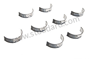 Second Undersize (0.50mm) Rod Bearing Set 356B, 356C 356sc, 912 REPAIR MEASUREMENT -0.50 MM / COMPLETE KIT (61610314262SET)
