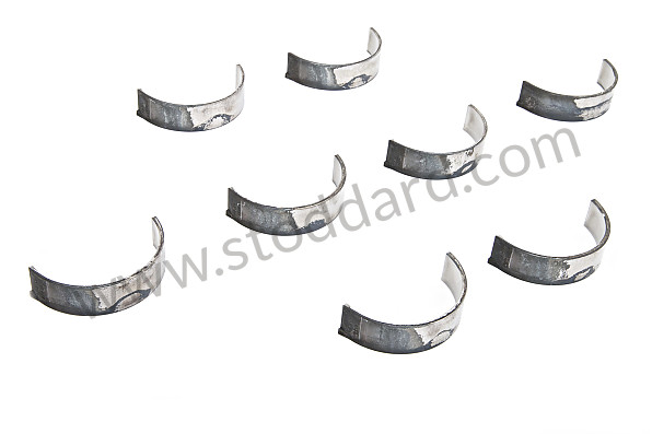 61610314262SET - Second Undersize (0.50mm) Rod Bearing Set 356B, 356C 356sc, 912 for Porsche 356B T6 &bull; 1961 &bull; 1600 (616/1 T6) &bull; Cabrio B T6 &bull; Manual Gearbox, 4 Speed