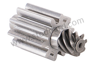 Lower Oil Pump Gear With Tachometer Drive. Late Style large Oil Pump. 356B, 356C, 912 FOR VEHICLE WITH MECHANICAL REV COUNTER (NLA10701502)