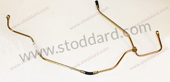 61610805900 - Fuel Line From Late Pump To Solex 40PII Carb -Slip Fitting At Pump for Porsche 