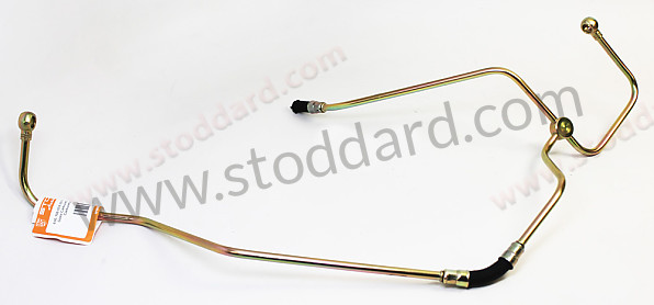 61610805900 - Fuel Line From Late Pump To Solex 40PII Carb -Slip Fitting At Pump for Porsche 