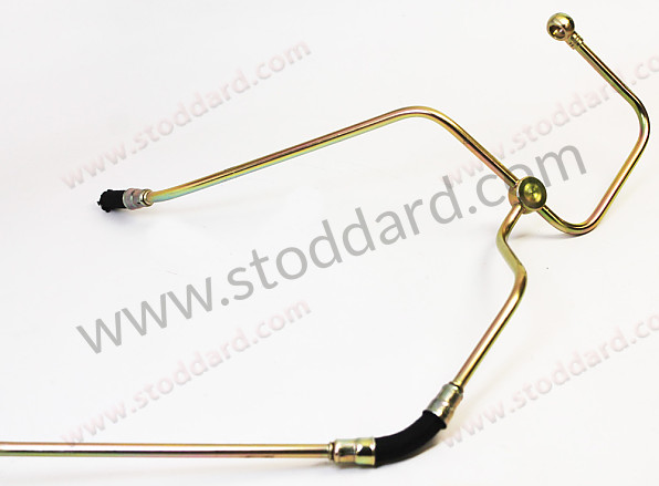 61610805900 - Fuel Line From Late Pump To Solex 40PII Carb -Slip Fitting At Pump for Porsche 