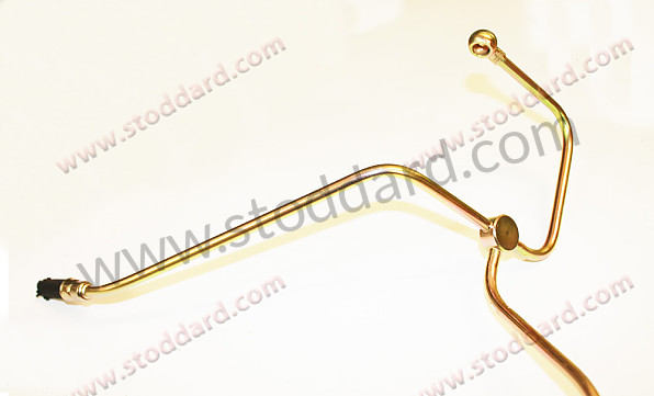 61610805900 - Fuel Line From Late Pump To Solex 40PII Carb -Slip Fitting At Pump for Porsche 