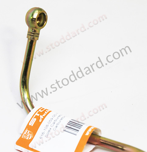 61610805900 - Fuel Line From Late Pump To Solex 40PII Carb -Slip Fitting At Pump for Porsche 