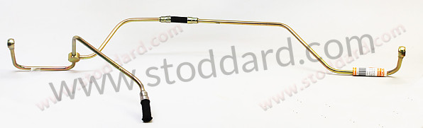 61610805900 - Fuel Line From Late Pump To Solex 40PII Carb -Slip Fitting At Pump for Porsche 