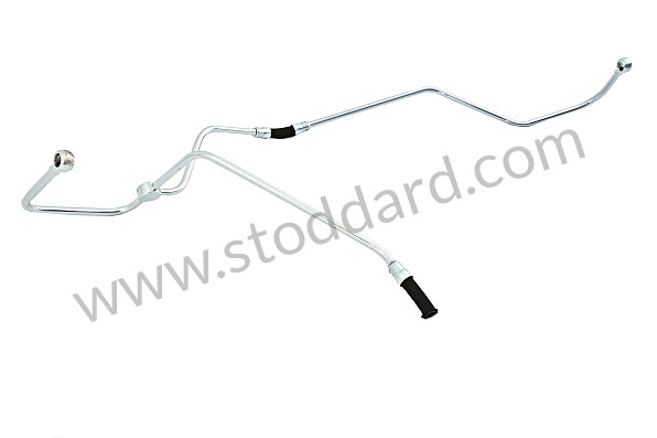 61610805900 - Fuel Line From Late Pump To Solex 40PII Carb -Slip Fitting At Pump for Porsche 