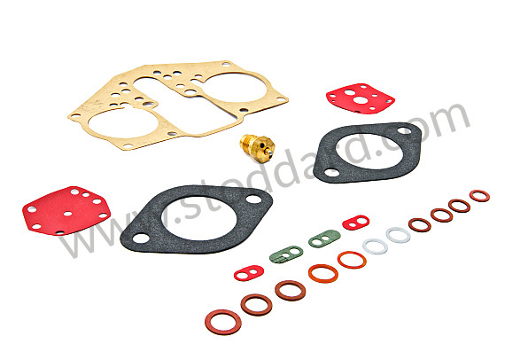 61610890202GW - Solex 40pii Single Shaft Carburetor Rebuild Kit. Requires 2x 616-108-901-02 Base Gaskets. - Kit Bundle for Porsche 