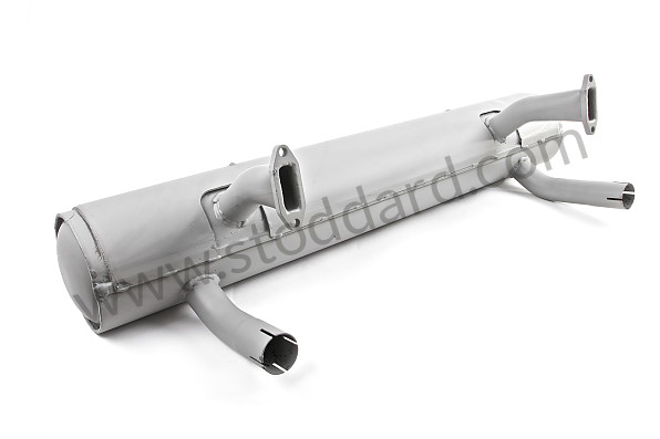 NLA11101005 - USA-Style Exhaust Muffler For 356B, 356C, And 912 Models. for Porsche 356B T6 &bull; 1961 &bull; 1600 (616/1 T6) &bull; Cabrio B T6 &bull; Manual Gearbox, 4 Speed