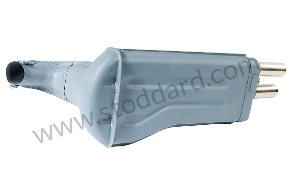 61621102100 - Heat Exchanger, Left For 356B 356C European Exhaust System for Porsche 356B T6 &bull; 1961 &bull; 1600 (616/1 T6) &bull; Cabrio B T6 &bull; Manual Gearbox, 4 Speed