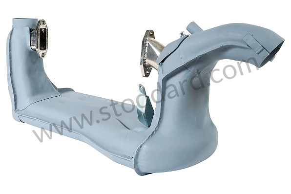 61621102100 - Heat Exchanger, Left For 356B 356C European Exhaust System for Porsche 356B T6 &bull; 1961 &bull; 1600 (616/1 T6) &bull; Cabrio B T6 &bull; Manual Gearbox, 4 Speed