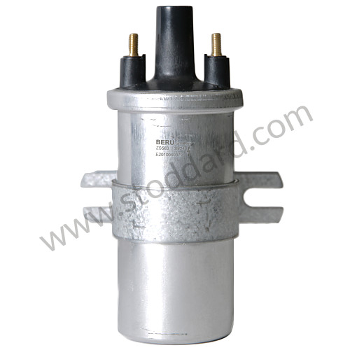 NLA60210900 - BERU Ignition coil silver for Porsche 356B T5 &bull; 1959 &bull; 1600 (616/1 T5) &bull; Cabrio B T5 &bull; Manual Gearbox, 4 Speed