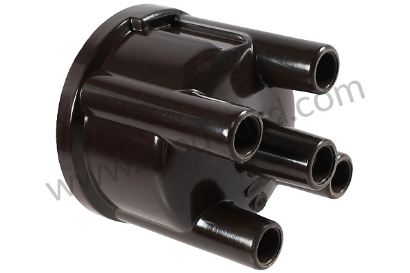 61660221500 - Distributor Cap, Dark Brown As Original For Cast Iron Distributor for Porsche 356A &bull; 1955 &bull; 1300 S (589/2) &bull; Cabrio A T1 &bull; Manual Gearbox, 4 Speed