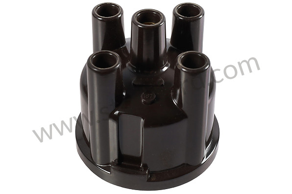 61660221500 - Distributor Cap, Dark Brown As Original For Cast Iron Distributor for Porsche 356A &bull; 1955 &bull; 1300 S (589/2) &bull; Cabrio A T1 &bull; Manual Gearbox, 4 Speed