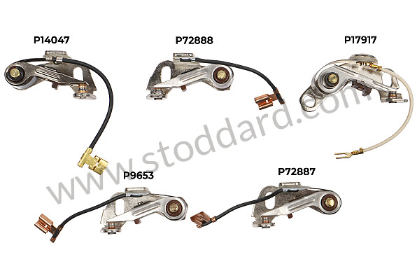 059998051B - Distributor Points For 914-4 for Porsche 356B T5 &bull; 1959 &bull; 1600 (616/1 T5) &bull; Cabrio B T5 &bull; Manual Gearbox, 4 Speed